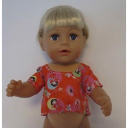 zomershirtje  chinees meisje baby born 43cm