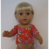 zomershirtje  chinees meisje baby born 43cm