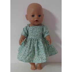 zomersejurk bloemen baby born 43cm