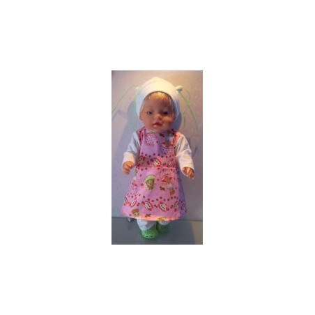 vrolijkejurk set strawberry shortcake baby born 43cm