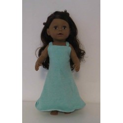 lange zomerjurk groen baby born 43cm