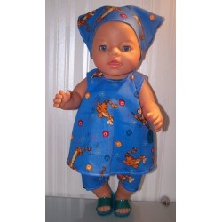 zomerjurk tijgertje baby born 43cm