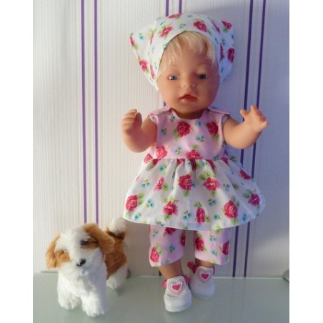 lente setje roosjes baby born 43cm