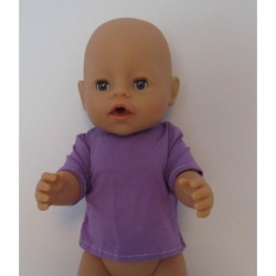 shirtje lila nr 1 baby born 43cm