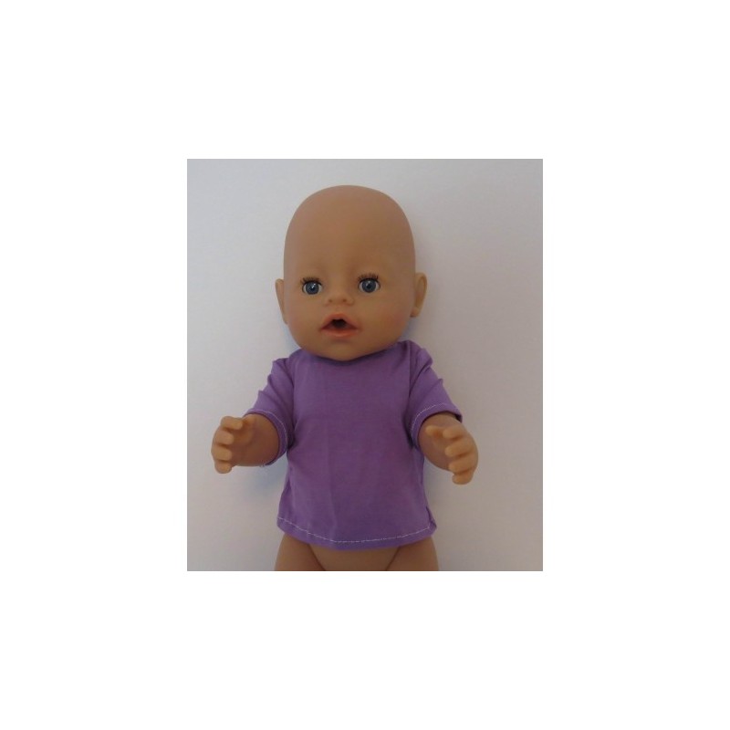 shirtje lila nr 1 baby born 43cm