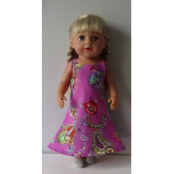 lange zomerjurk baby born 43cm