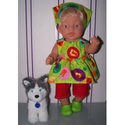 lente setje groen dieren baby born 43cm