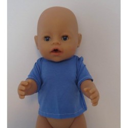 shirtje blauw nr 2 baby born 43cm