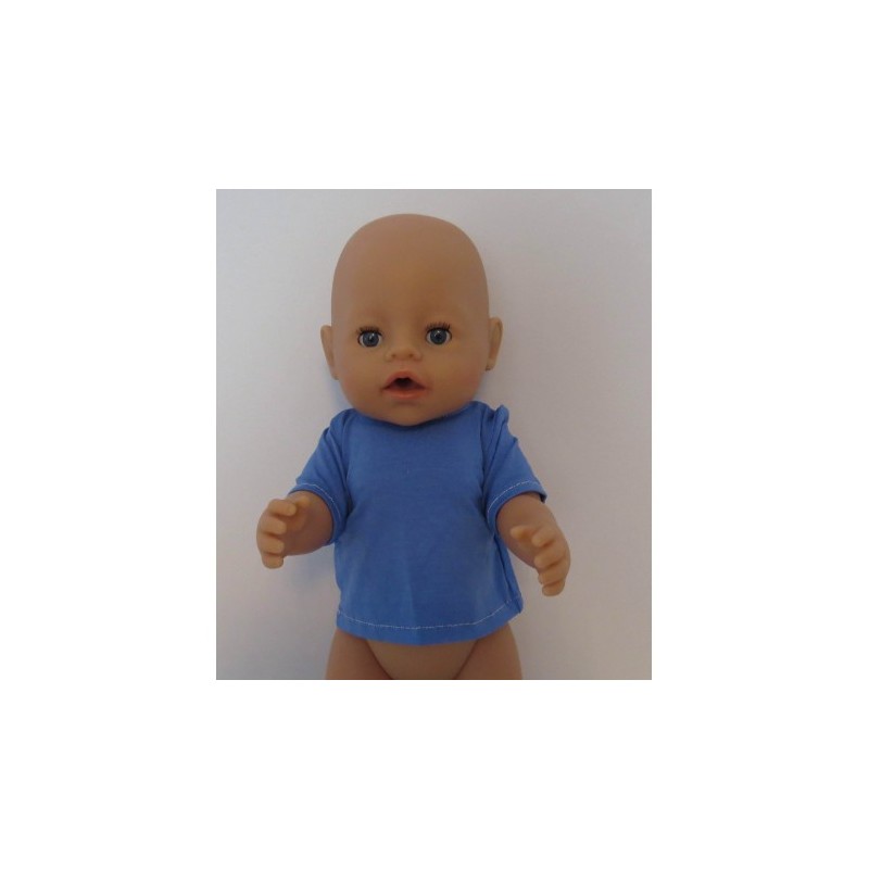 shirtje blauw nr 2 baby born 43cm