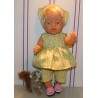 lente setje groen gebloemd baby born 43cm