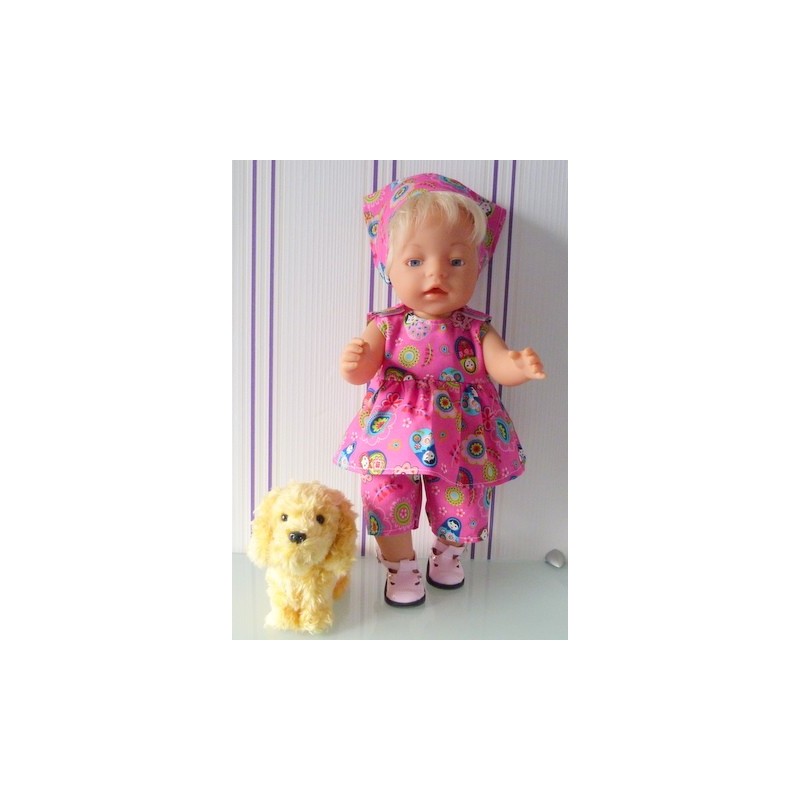 lente setje matroeska roze baby born 43cm