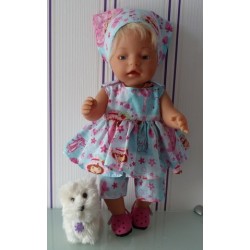 lente setje strawberry shortcake tutu baby born 43cm