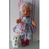 lente setje strawberry shortcake tutu baby born 43cm