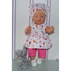 lente setje roze snoepjes baby born 43cm