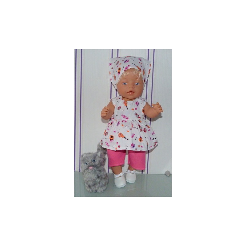 lente setje roze snoepjes baby born 43cm