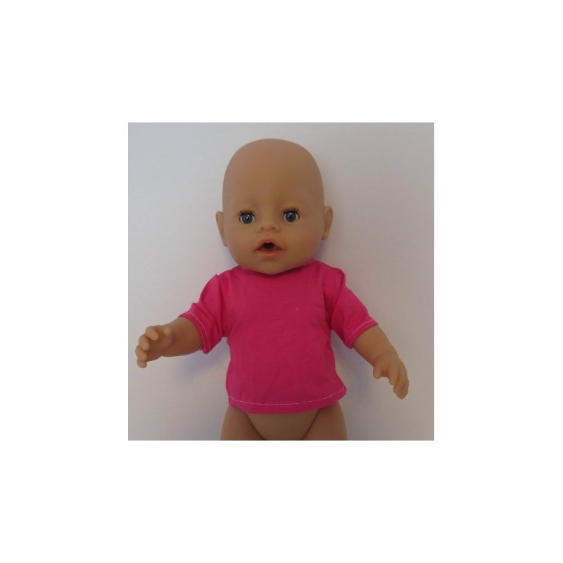 shirtje hard roze nr 4 baby born 43cm