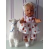 lente setje roze aardbeien baby born 43cm