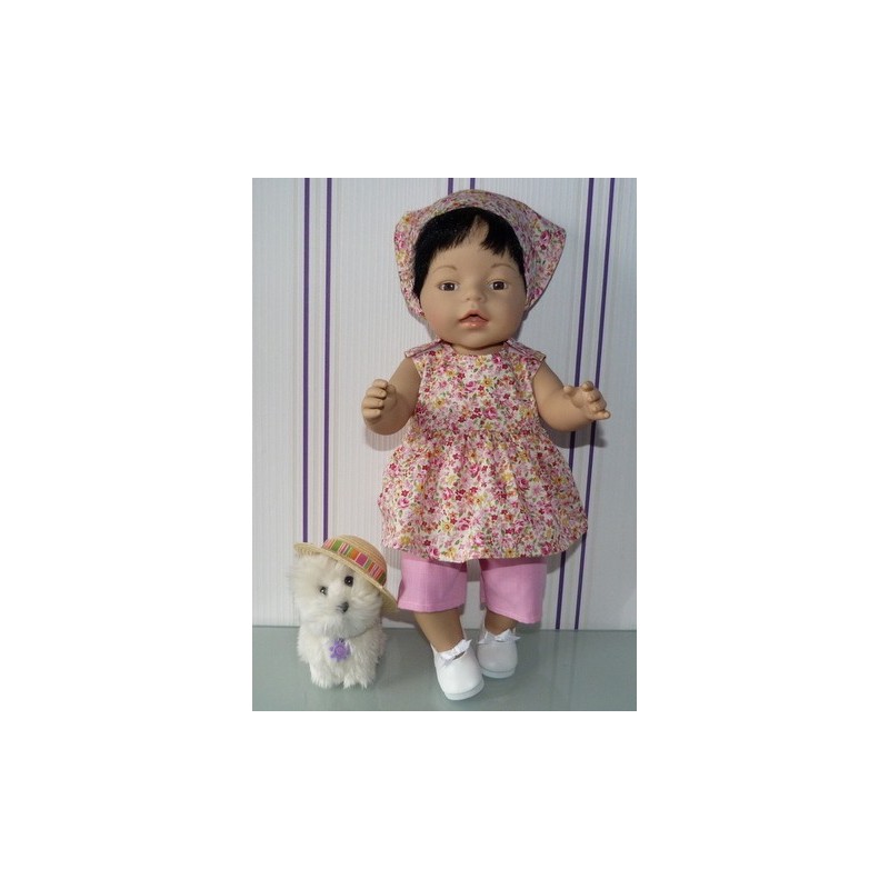 lente setje gebloemd baby born 43cm
