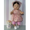 lente setje gebloemd baby born 43cm