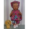 lente setje matroeska roze groot baby born 43cm