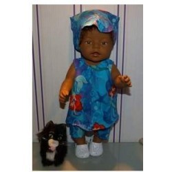 zomerjurk disney ariel groot   baby born 43cm