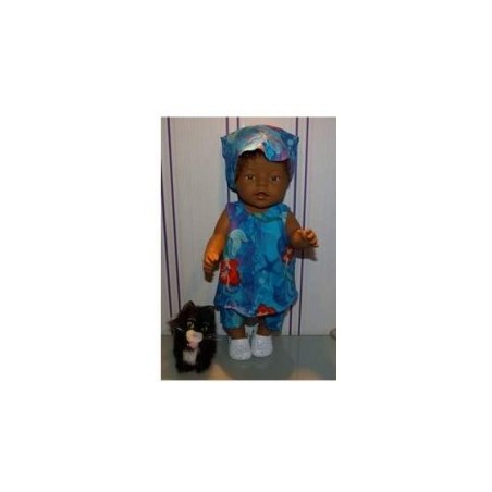 zomerjurk disney ariel groot   baby born 43cm