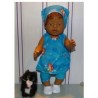 zomerjurk diesney ariel klein  baby born 43cm