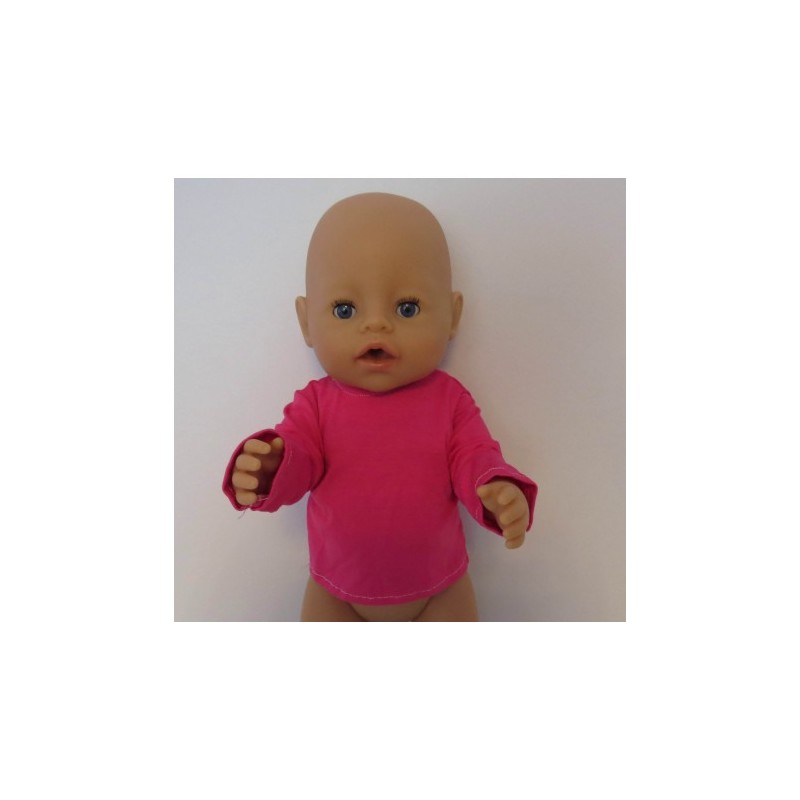 shirtje hard roze nr 11  baby born 43cm