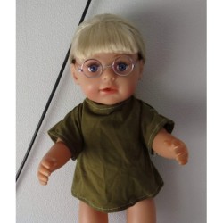 shirtje leger groen baby born 43cm