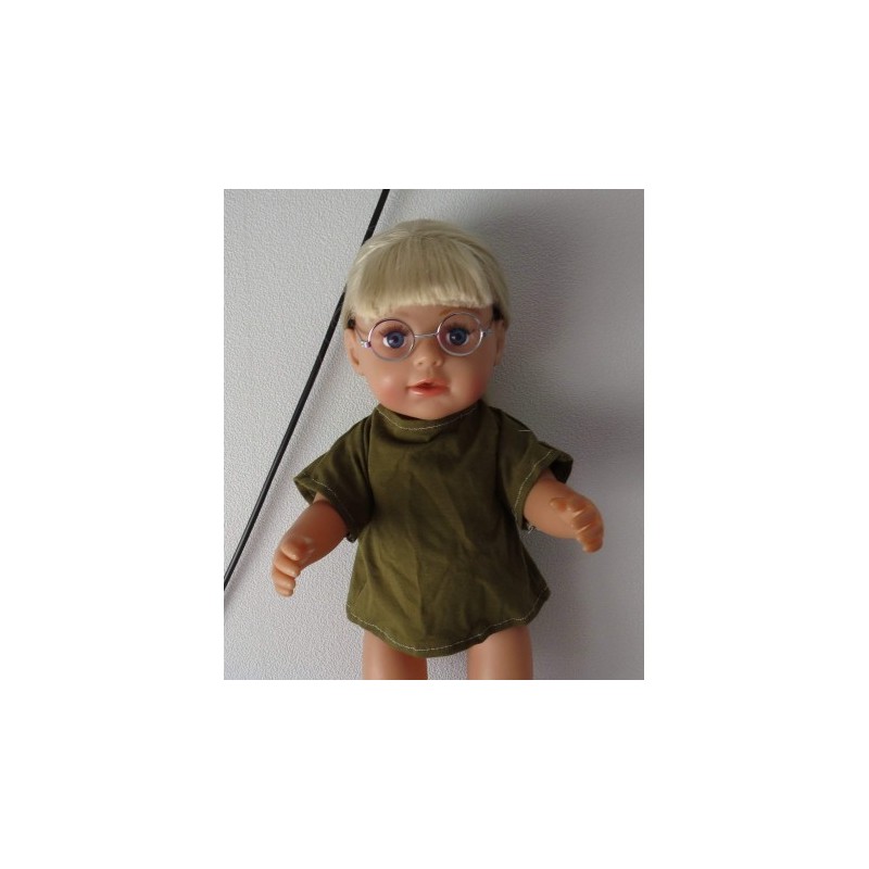 shirtje leger groen baby born 43cm