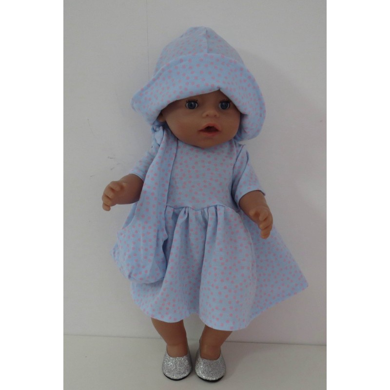 zomerjurk outfitt baby born 43cm