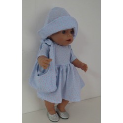 zomerjurk outfitt baby born 43cm