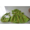 zomerjurk outfitt groen aardbeien baby born 43cm