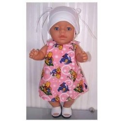 overgooier zalm roze winnie the pooh baby born 43cm