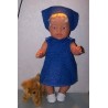 overgooier blauw baby born 43cm
