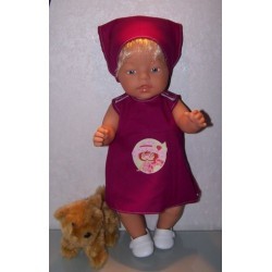 overgooier met strawberry shortcake baby born 43cm