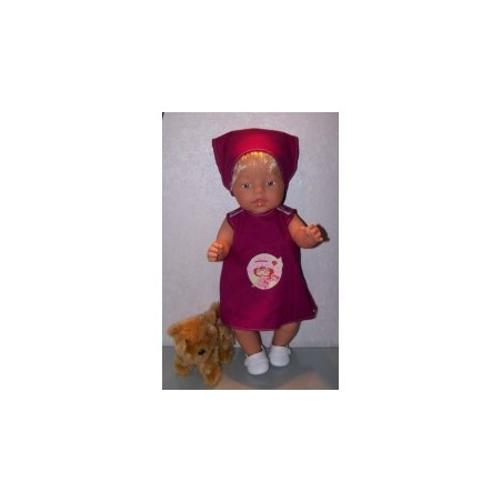 overgooier met strawberry shortcake baby born 43cm