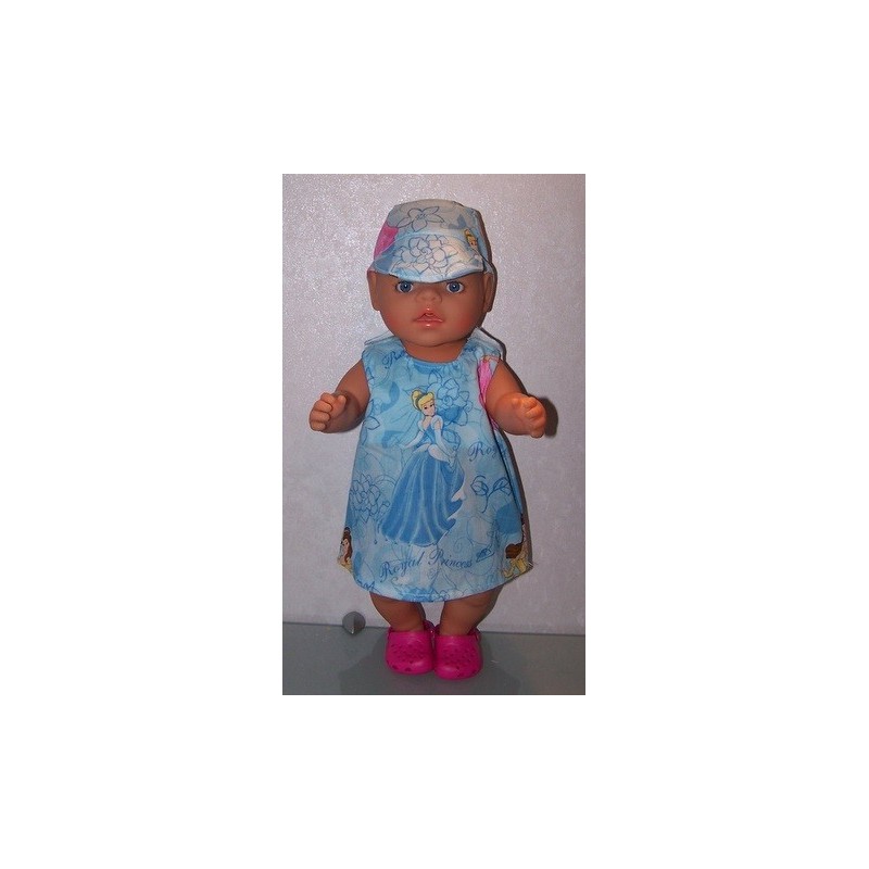 overgooier disney prinsessen blauw baby born 43cm