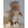overgooier licht bruin matroeska baby born 43cm