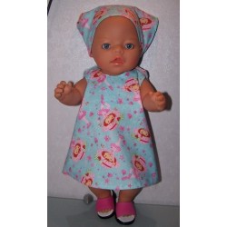 overgooier strawberry shortcake tutu baby born 43cm