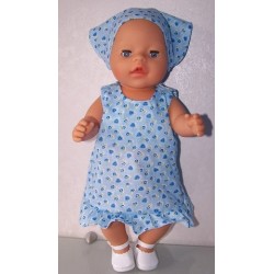 overgooier blauw hartjes baby born 43cm