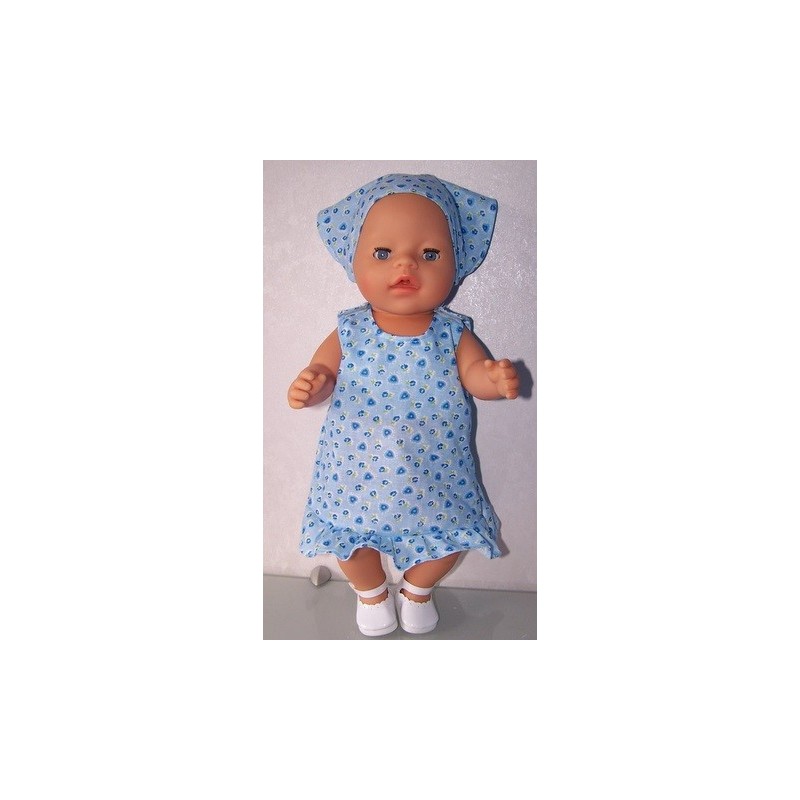 overgooier blauw hartjes baby born 43cm