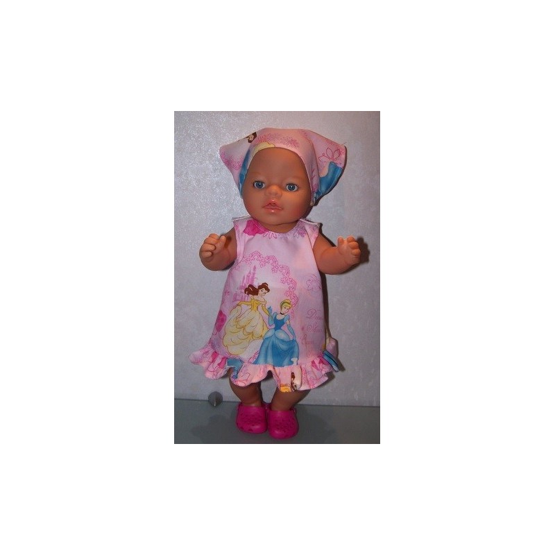 overgooier disney prinsessen roze baby born 43cm