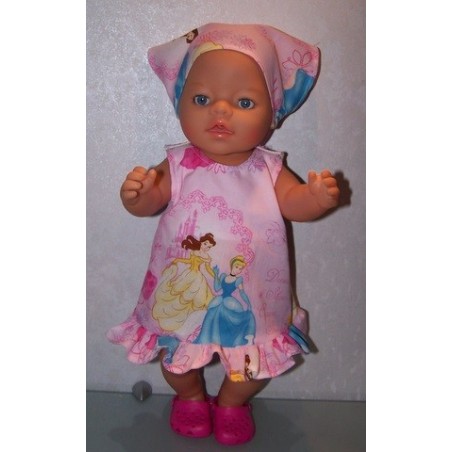 overgooier disney prinsessen roze baby born 43cm
