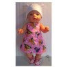 halterjurk roze winnie the pooh baby born 43cm