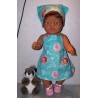 halterjurk strawberry shortcake tea mint baby born 43cm