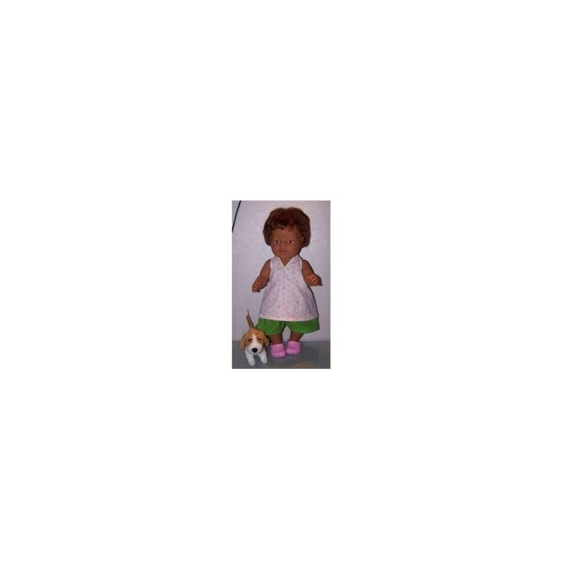 halterjurk vlinders roze baby born 43cm