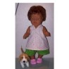 halterjurk vlinders roze baby born 43cm