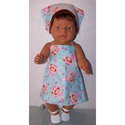halterjurk strawberry shortcake tutu baby born 43cm