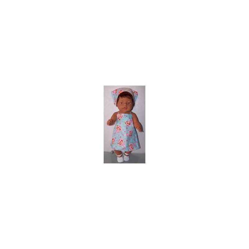 halterjurk strawberry shortcake tutu baby born 43cm